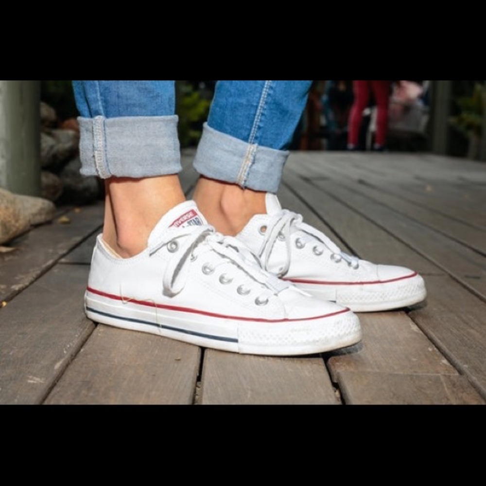 White Converse Chuck Taylors All Stars